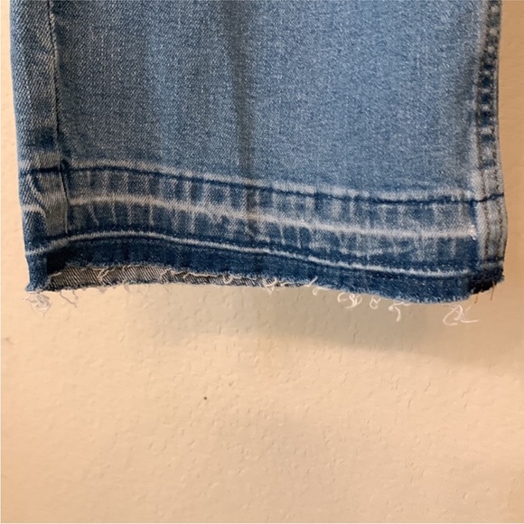 Wrangler High Rise True Straight Cropped Denim Blue Jeans Plus Size 18/34 NWT - Picture 5 of 14